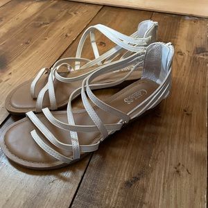 White Strappy Sandals